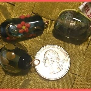Hand Made Glass Beads OOAK
